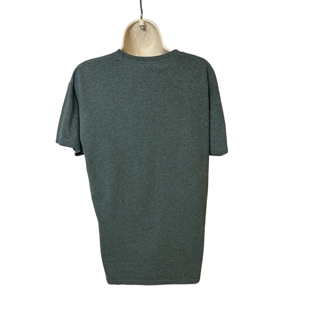 Green Camo Antler Graphic Tee Rustic Outdoor Style Men’s M - Picture 2 of 6